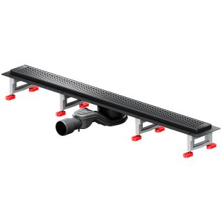 Душевой лоток AM.PM MasterFlow 80 W01SC-P11-080-01BM с Черной матовой решеткой Cut Gradient